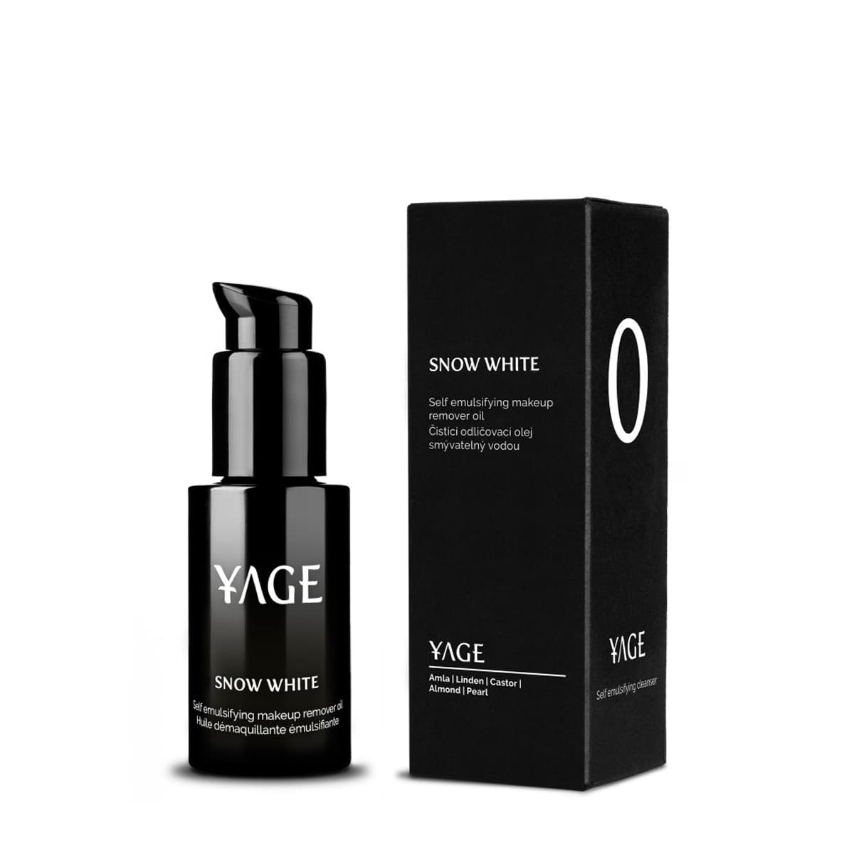 YAGE Organics Odličovací olej Snow White