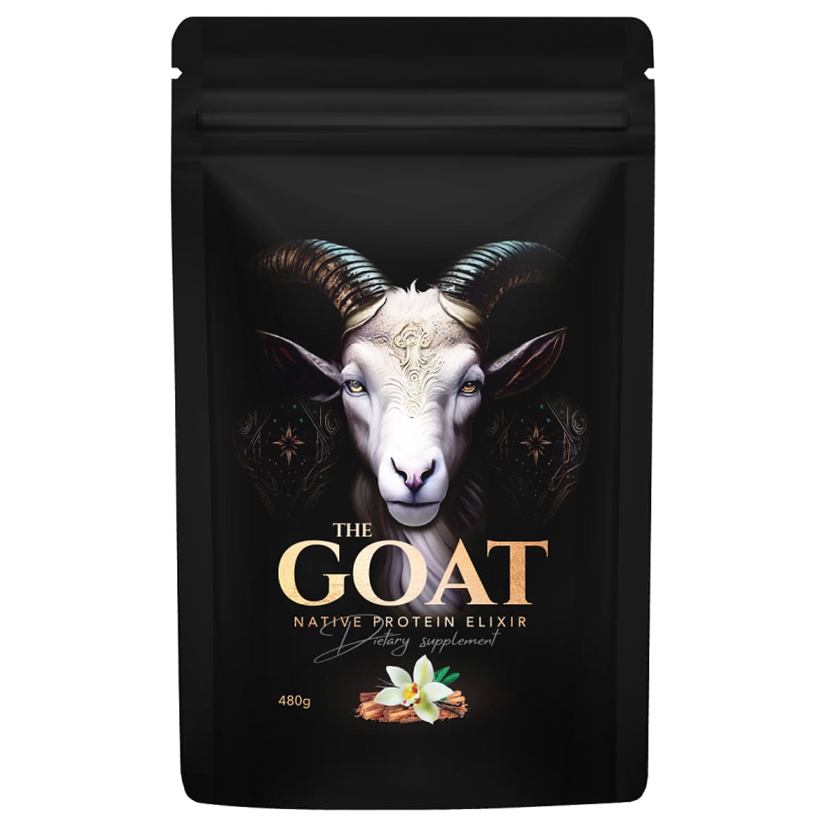Adam Raw — GOAT - nativní kozí protein - Vanilka Skořice