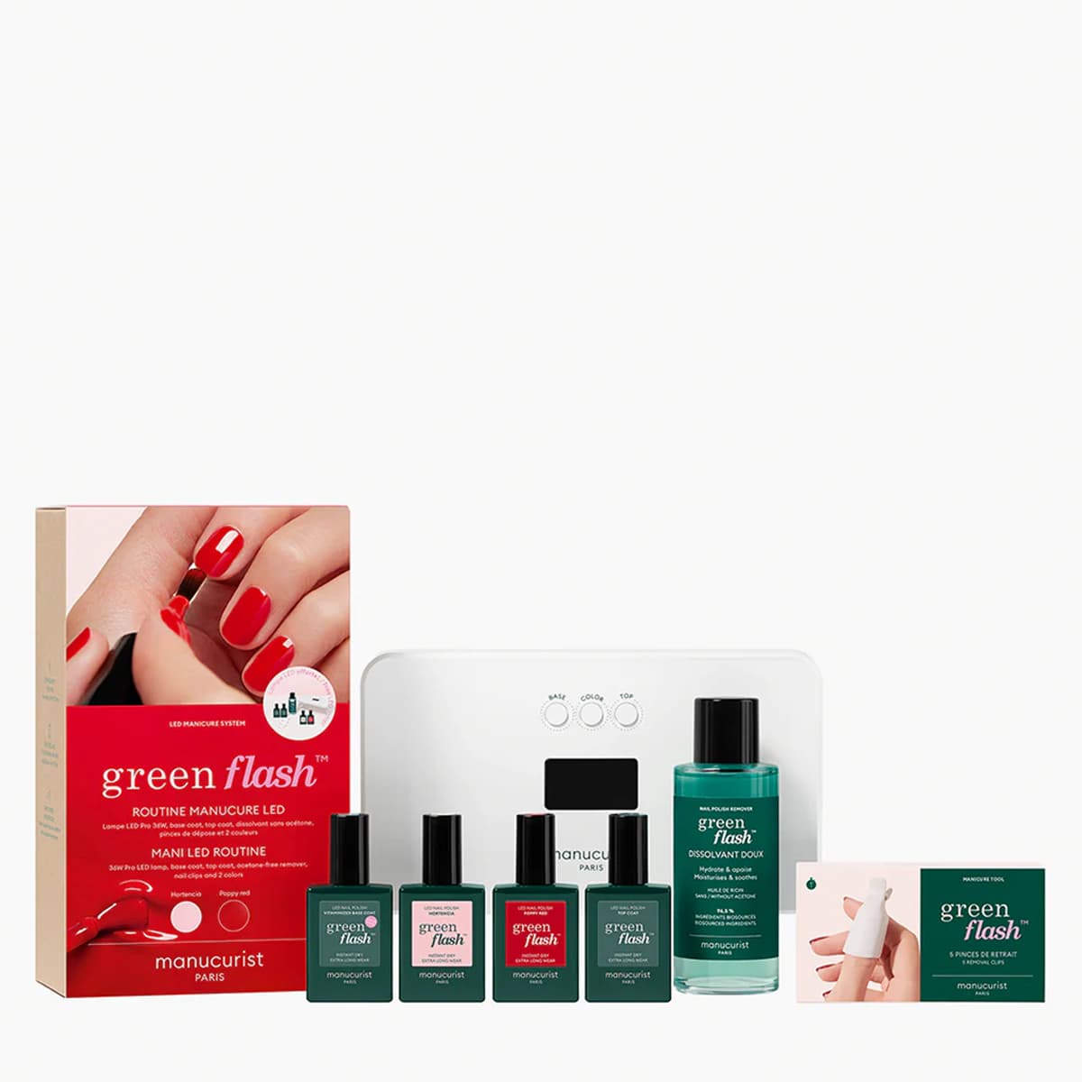 Green Flash Kit PRO 36W – Profesionální sada pro domácí gelovou manikúru