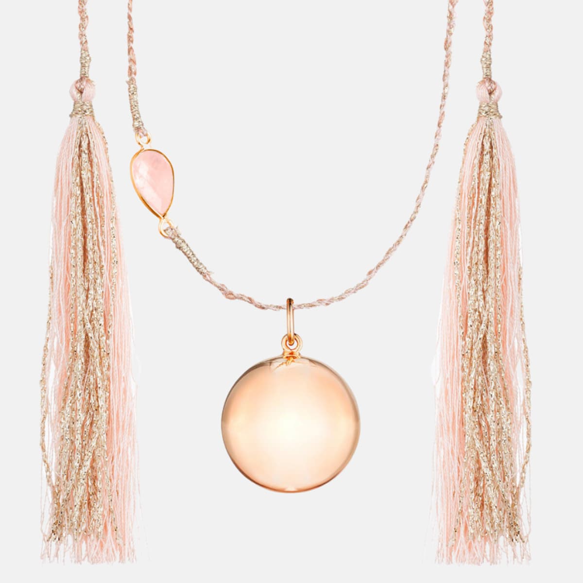 Ilado Maya Pregnancy Necklace těhotenská bola s růženínem